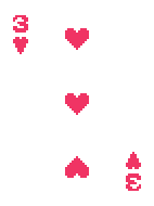 Three of Hearts
